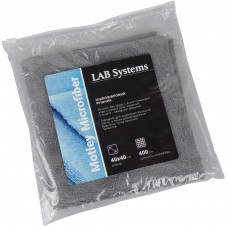 Мікрофібра довгий/короткий ворс LaB Systems (40x40 см, 400 г/м, темно-сірий)