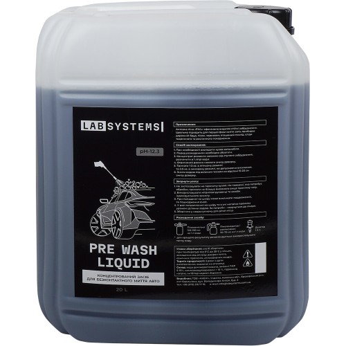 Шампунь для безконтактного миття автомобіля (активна піна) Lab Systems Pre Wash Liquid (20л)